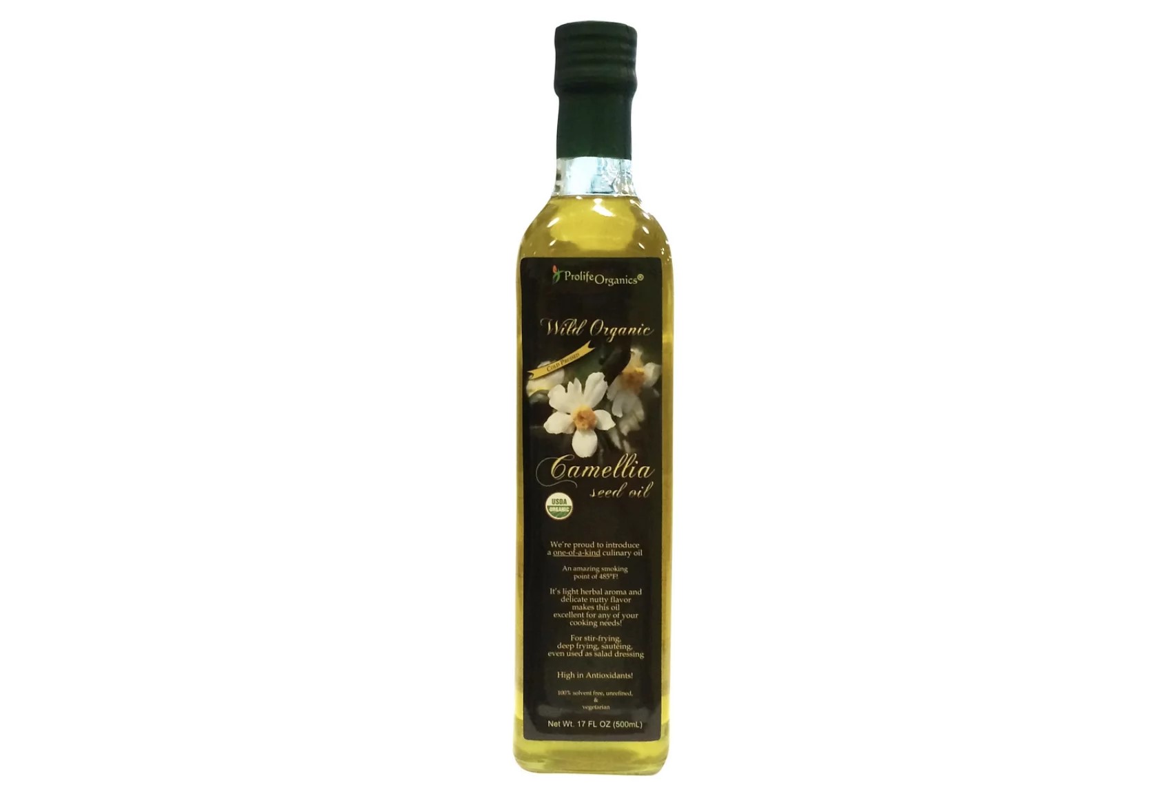 野生有機冷榨山茶花籽油 500ml Wild Organic Camellia Seed oil