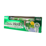 Dabur草本牙膏 薄荷/檸檬味   +牙刷Dabur Herbal ToothPaste FreshGel Mint&Lemon   +Free ToothBrush