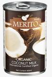 Merito 有機椰漿(17%-19%) 400mlMerito Organic Coconut Milk (17%-19%) 400ml